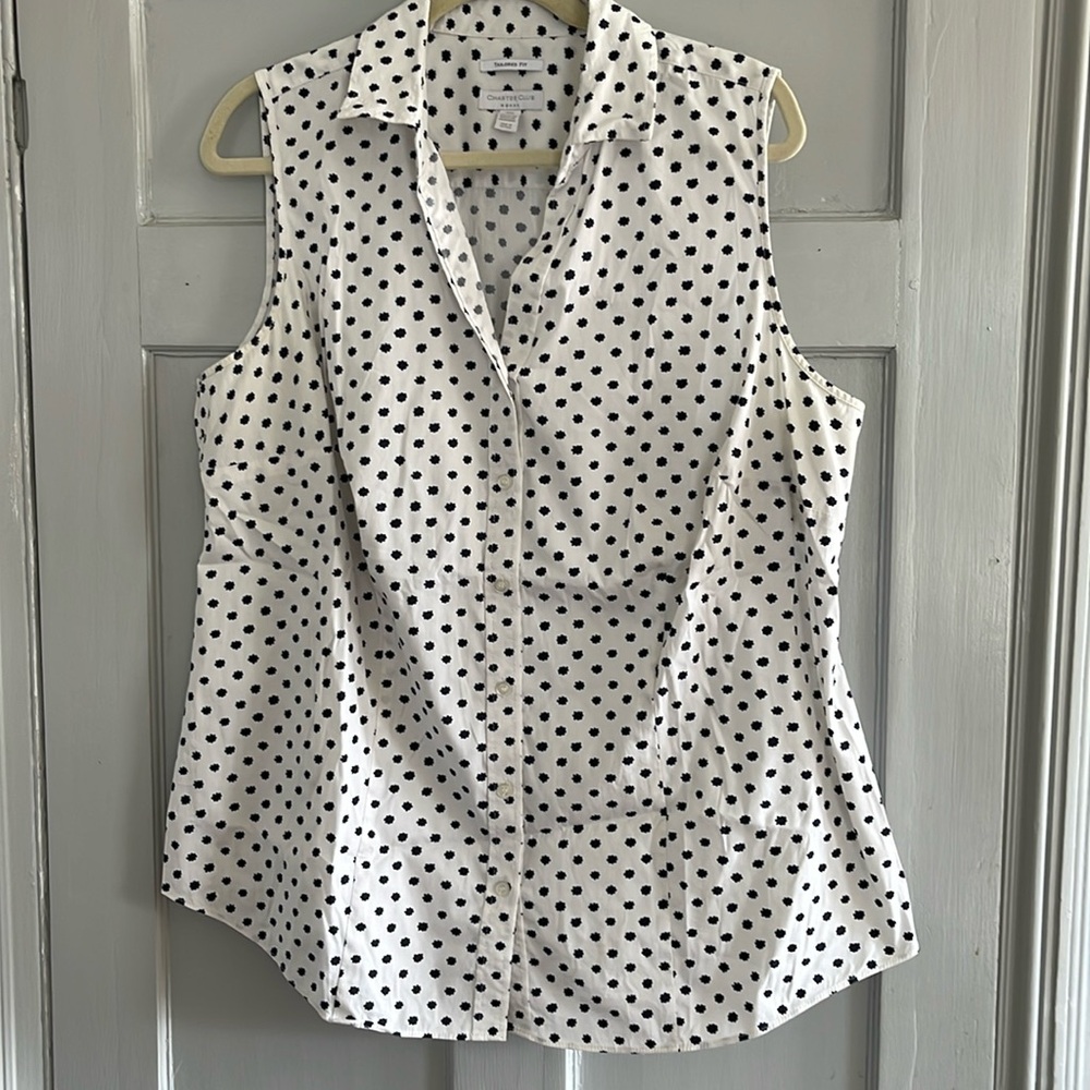 Charter Club sleeveless top.